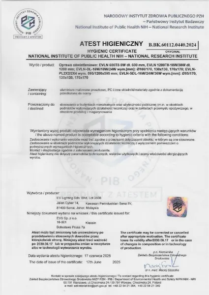 PZH-HYGIENEZERTIFIKAT